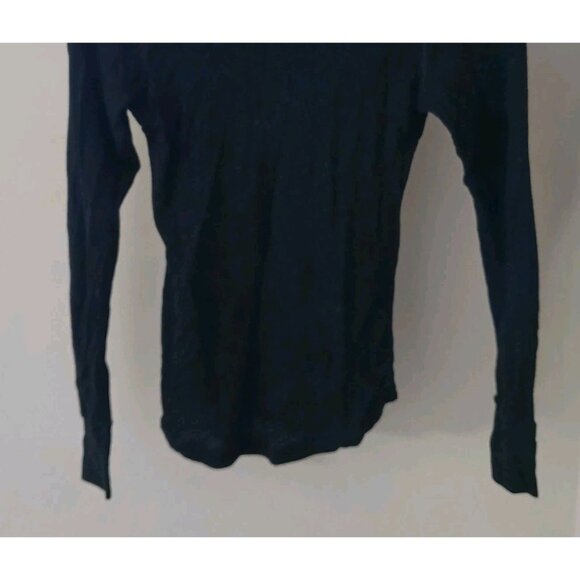 Ibex Quarter Zip 100% Merino Wool Base Layer Top Size Small Black Outdoors - Picture 7 of 7